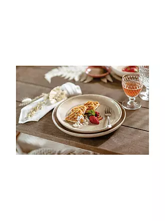 LIKE BY VILLEROY & BOCH | Frühstücksteller 24cm Perlemor Sand | 